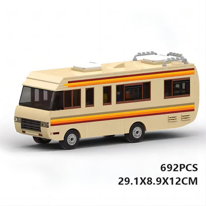 breaking bad rv lab building set | 676 pcs lego compatible - 6