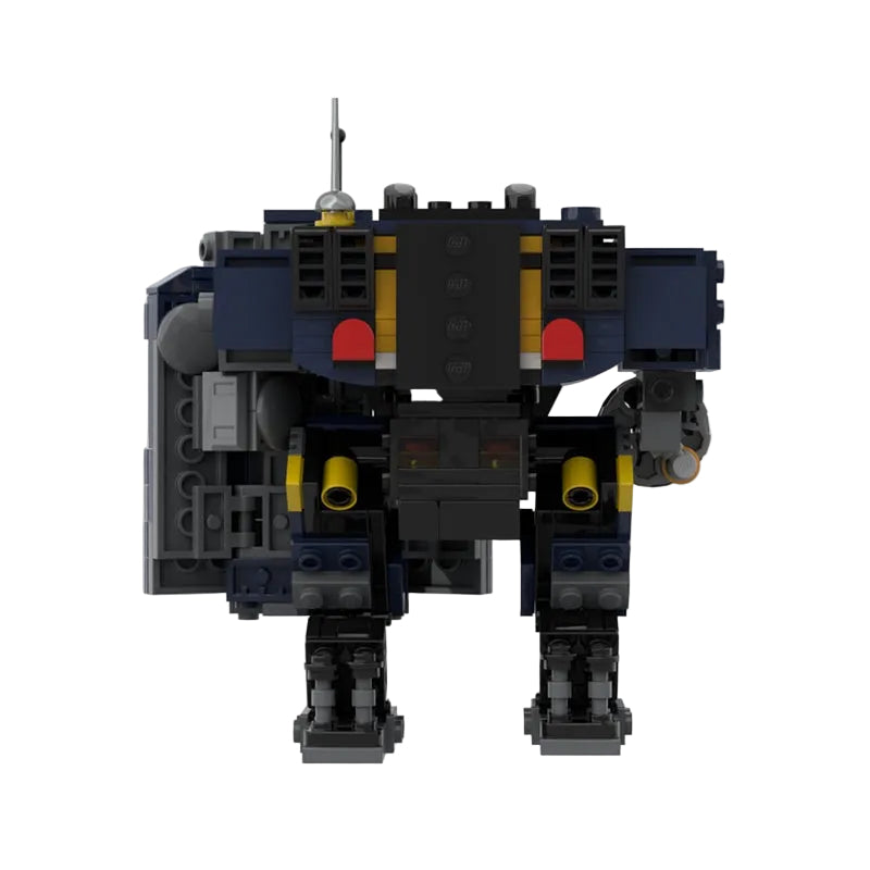 Breakthrough Shield & Rotary Cannon Combat Mech MOC Building Kit - 3