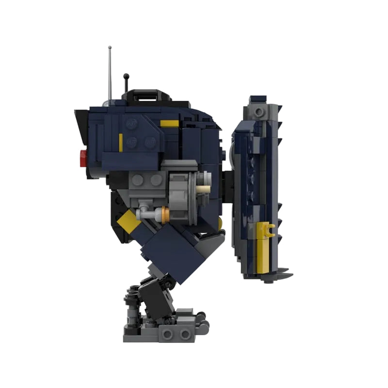 Breakthrough Shield & Rotary Cannon Combat Mech MOC Building Kit - 4