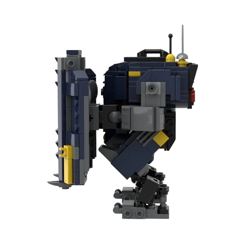 Breakthrough Shield & Rotary Cannon Combat Mech MOC Building Kit - 5