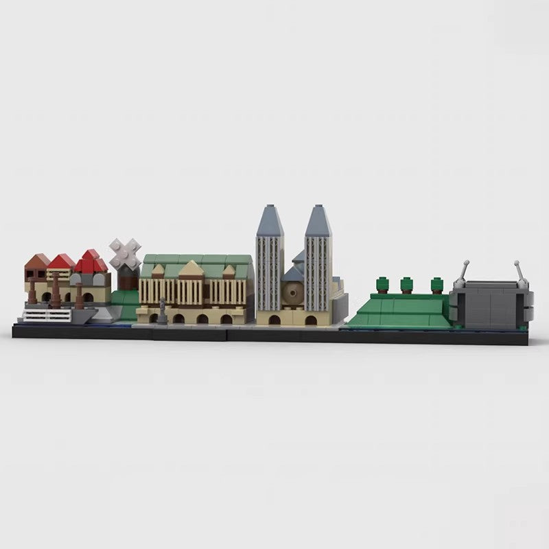bremen skyline building kit | moc-57388 - 2