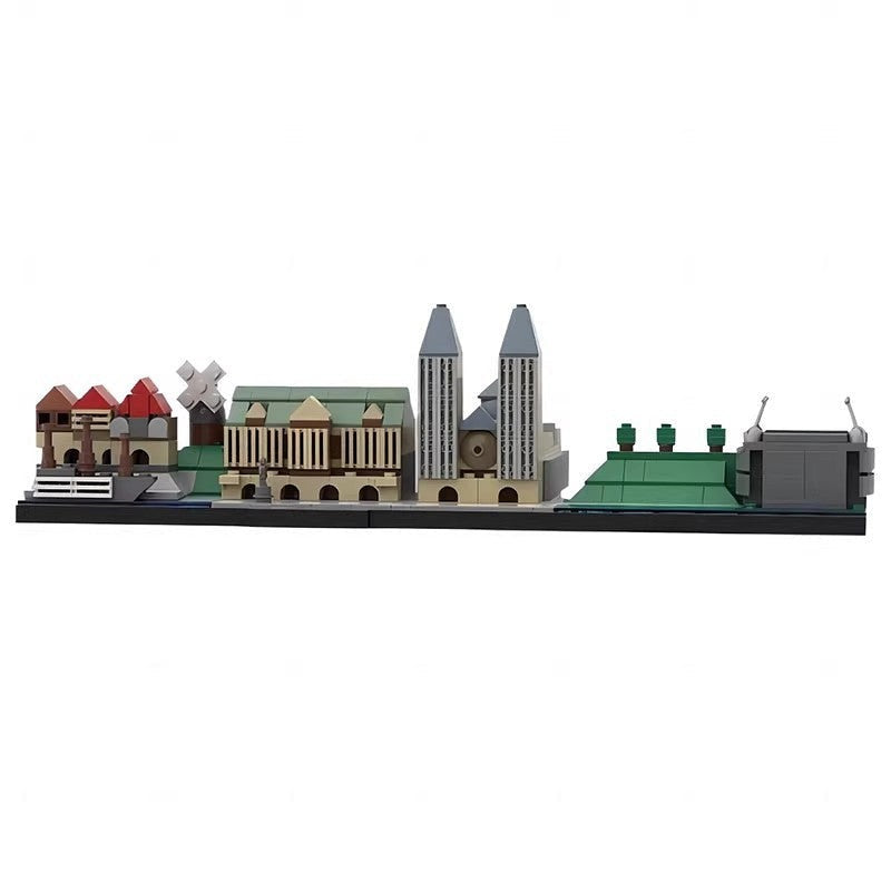 Bremen Skyline MOC Architecture Building Kit - 1