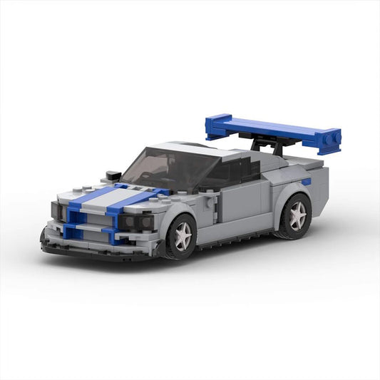 brian's nissan skyline r34 building set | moc-138041 - 1