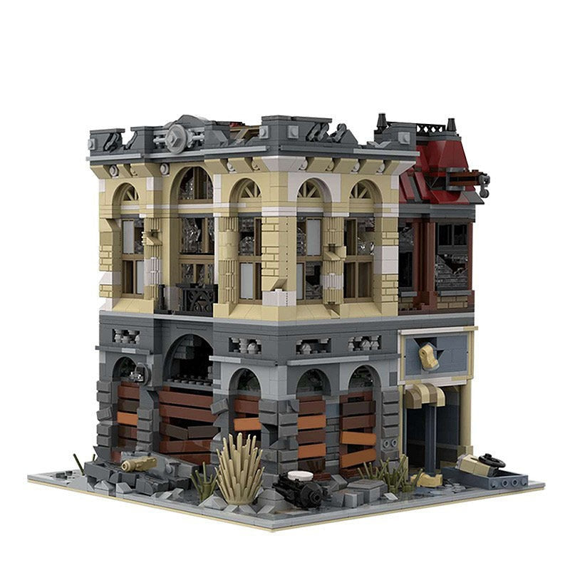 Brick Bank Apocalypse MOC City Landmark Building Kit - 2