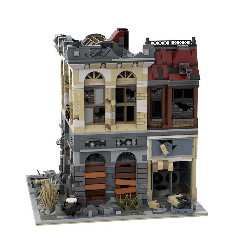 Brick Bank Apocalypse MOC City Landmark Building Kit - 4