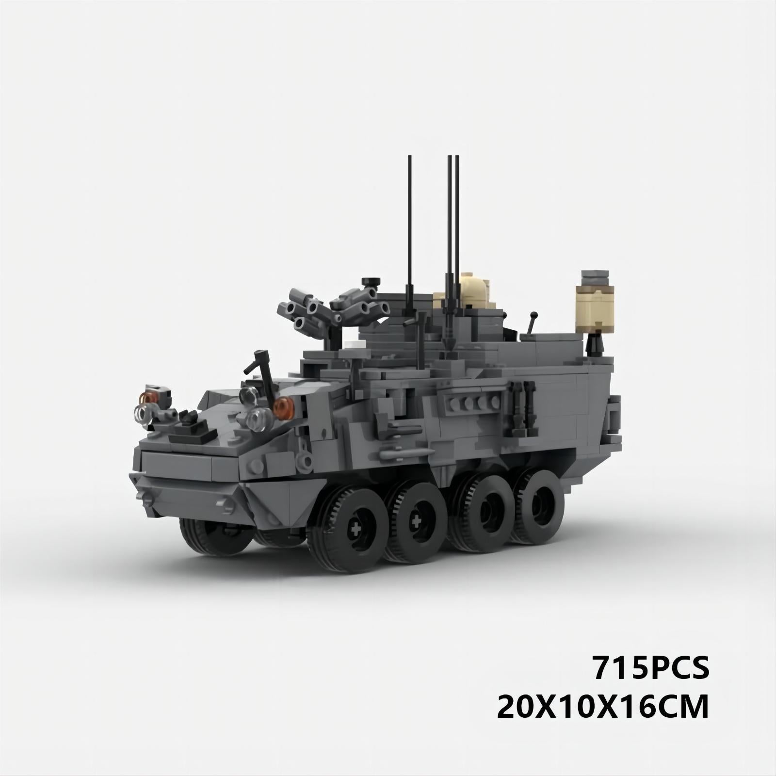 Brigade Combat Team EW Stryker Building Kit | LEGO-Compatible MOC - 5