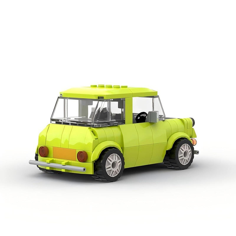 British Comedy Retro Mini Car Building Kit | LEGO-Compatible MOC - 5