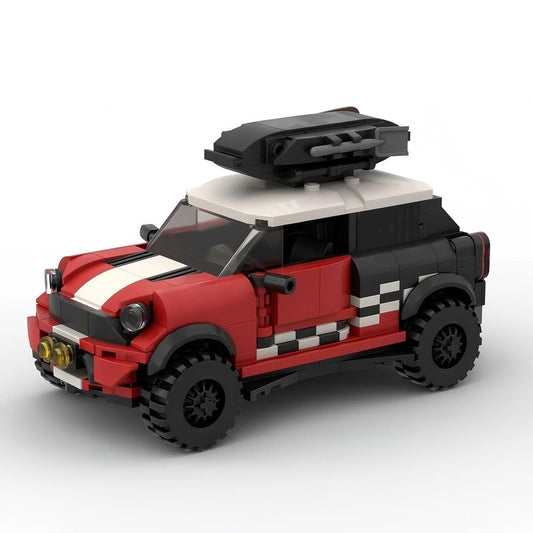 British Cross-Country Rally Car Building Kit | LEGO-Compatible MOC - 1