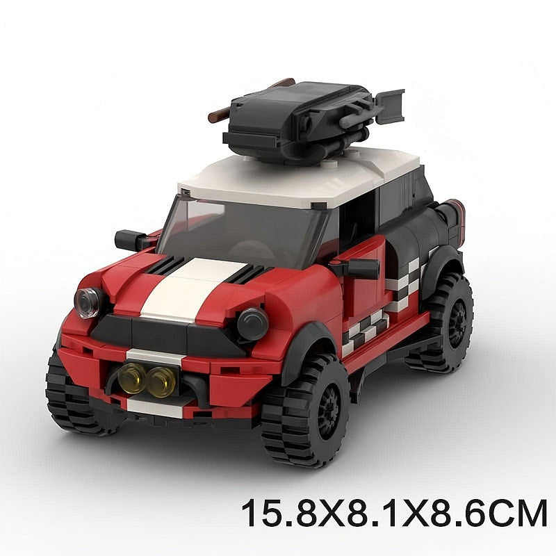 British Cross-Country Rally Car MOC Building Kit | Racing Vehicle Model - 6