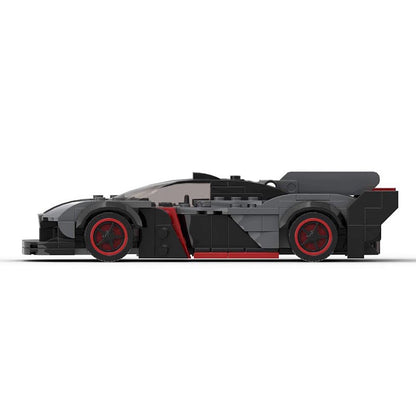 British Hypercar AMR Racing Car Building Kit | 8 Wide LEGO-Compatible MOC - 3