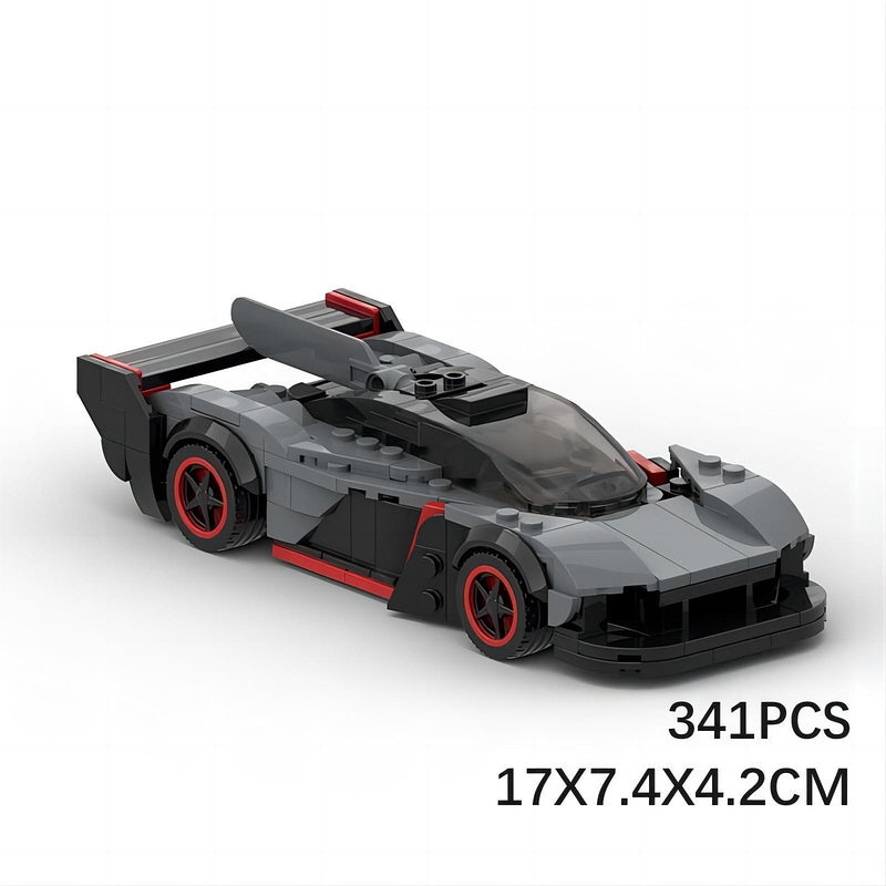 British Hypercar AMR Racing Car Building Kit | 8 Wide LEGO-Compatible MOC - 7
