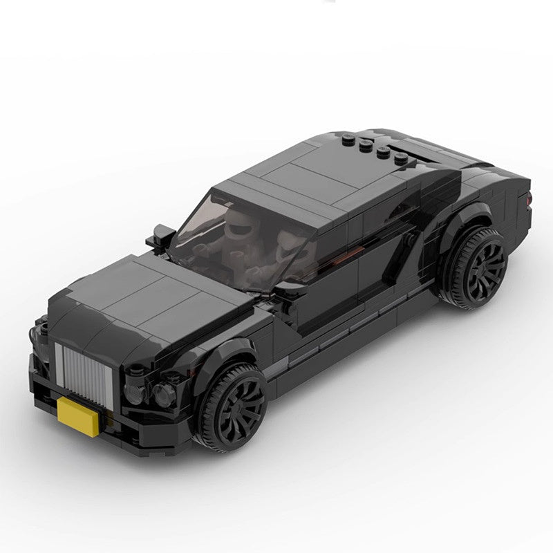 British Luxury 8-Cylinder Engine Sedan Building Kit | LEGO-Compatible MOC - 2