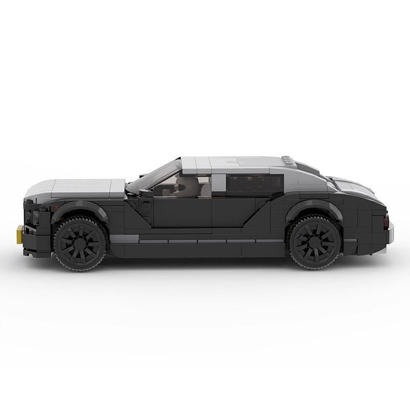 British Luxury V8 Sedan MOC Vehicle Building Kit | Classic Car Model - 3