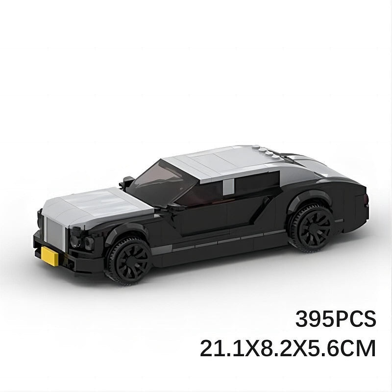 British Luxury V8 Sedan MOC Vehicle Building Kit | Classic Car Model - 7