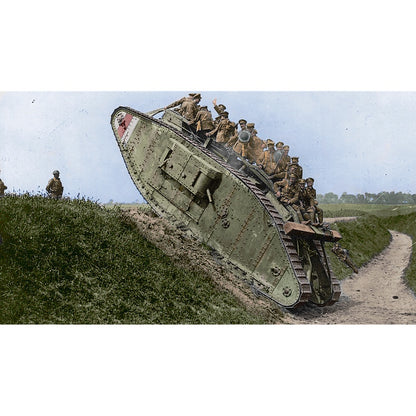 British Mark IV WWI Heavy Tank 1:35 Scale MOC Building Kit - 4