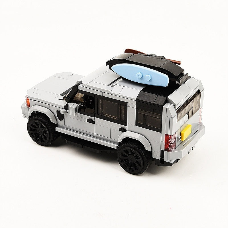 British Style Off-Road SUV MOC Building Kit | 4x4 Vehicle Model - 2