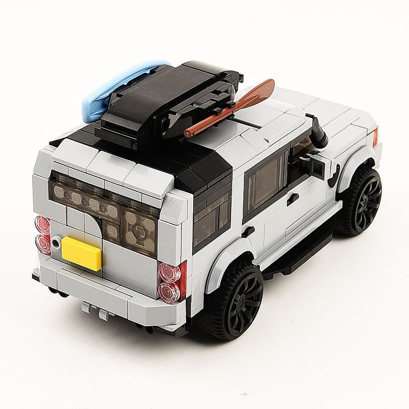 British Style Off-Road SUV MOC Building Kit | 4x4 Vehicle Model - 4