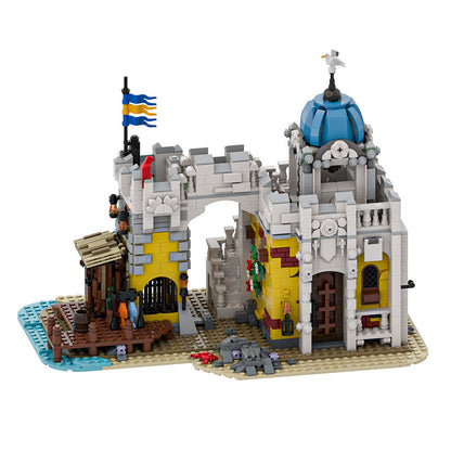 broadside's brig redux building set | lego compatible - 2