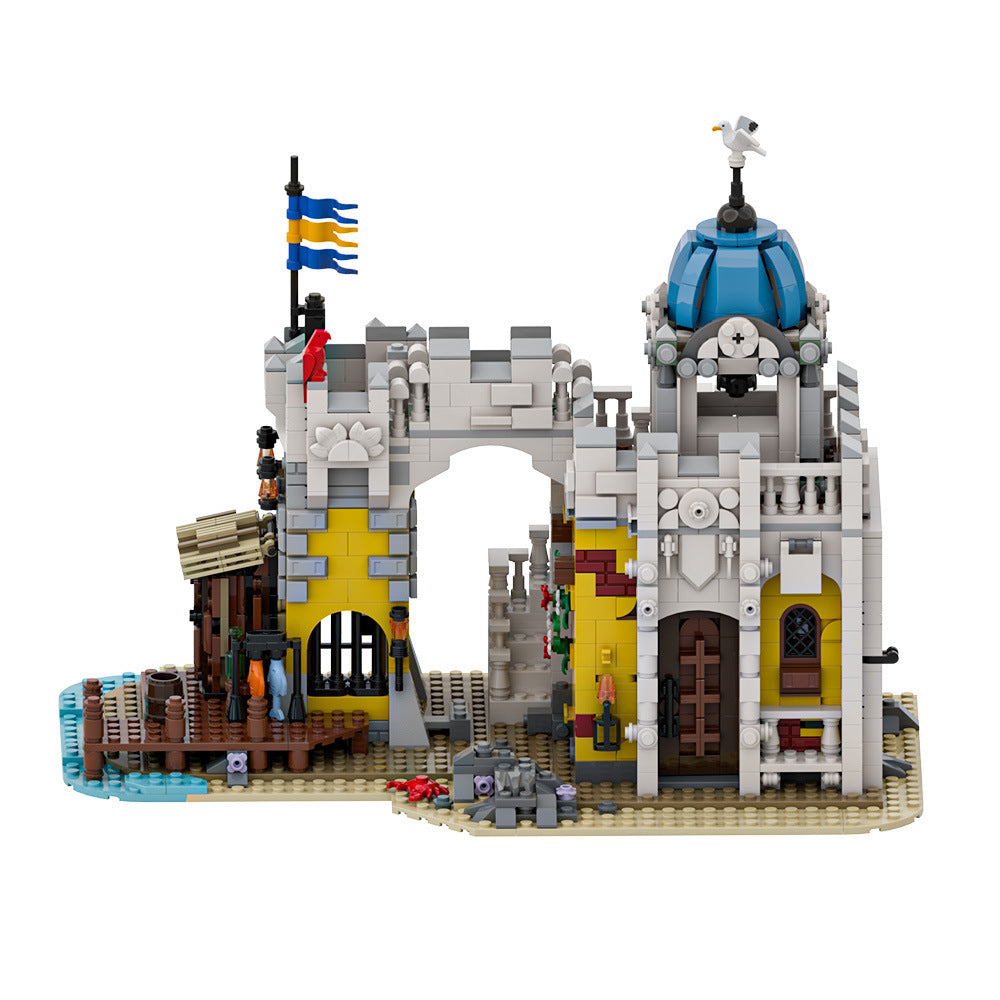 broadside's brig redux building set | lego compatible - 3