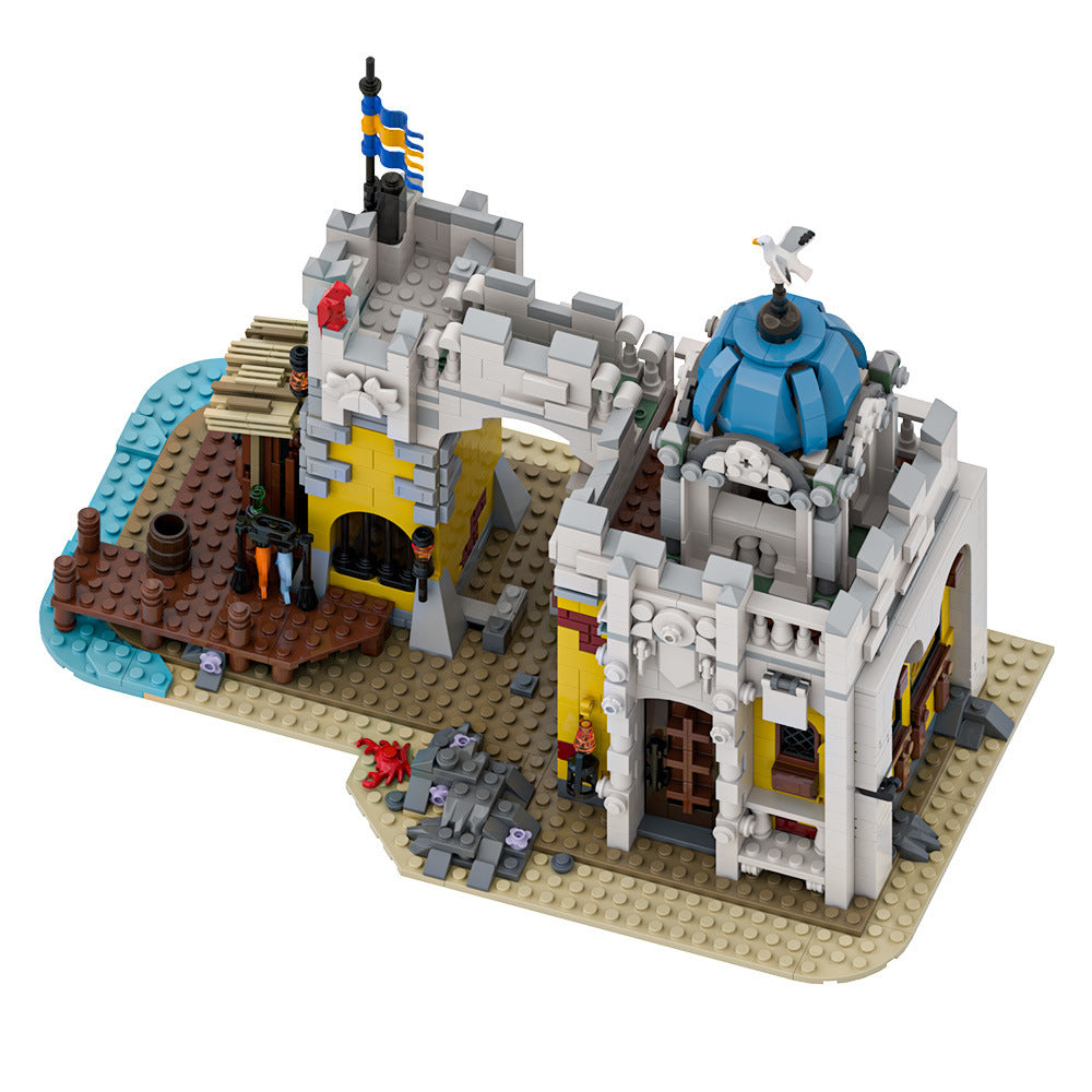 broadside's brig redux building set | lego compatible - 5