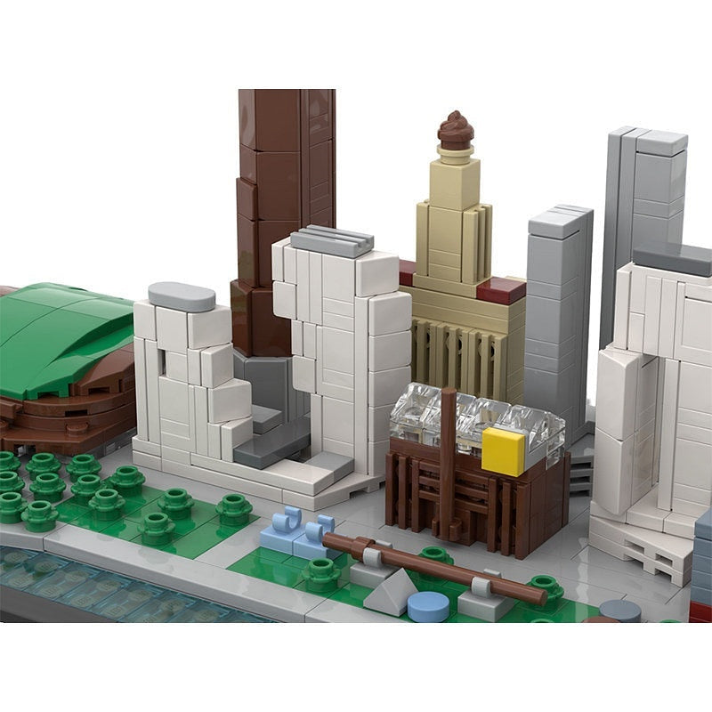 Brooklyn NYC Skyline MOC Building Kit | City Architecture Display Model - 2