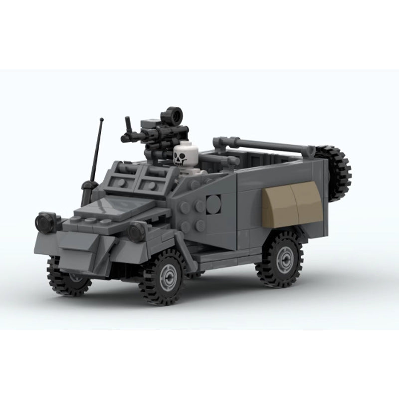btr-40 armored vehicle building set | moc-152100 - 1