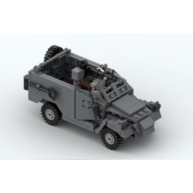btr-40 armored vehicle building set | moc-152100 - 3