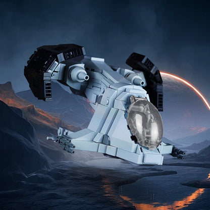 Bubble Cockpit Armored Dropship MOC Building Kit - 2