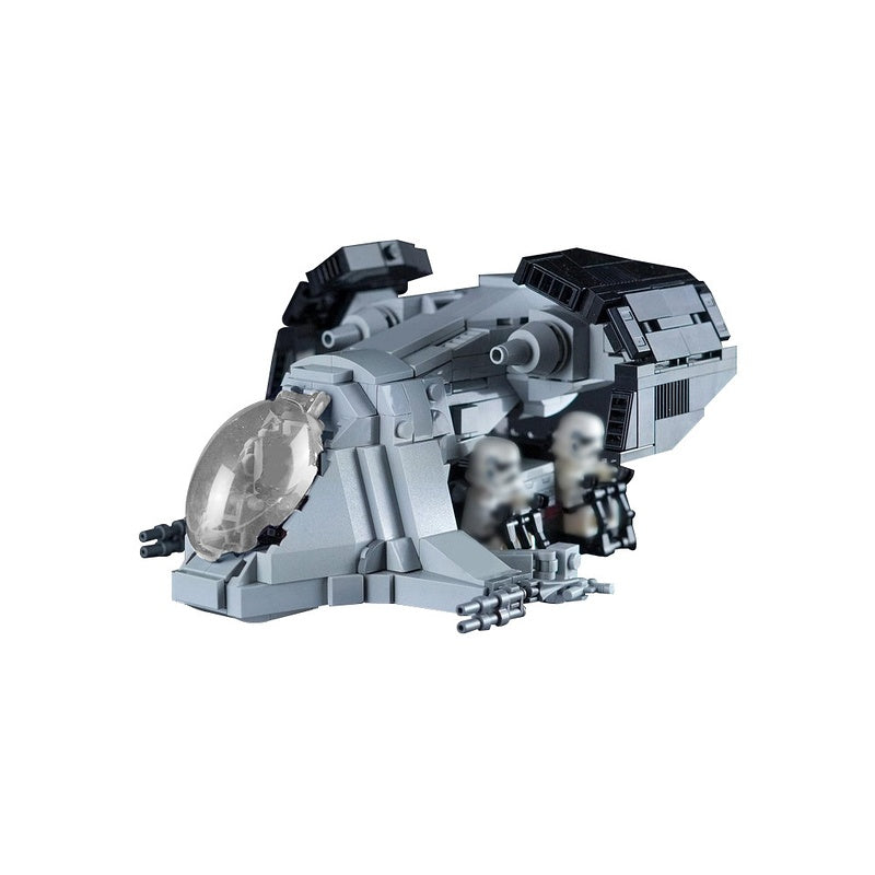 Bubble Cockpit Armored Dropship MOC Building Kit - 3