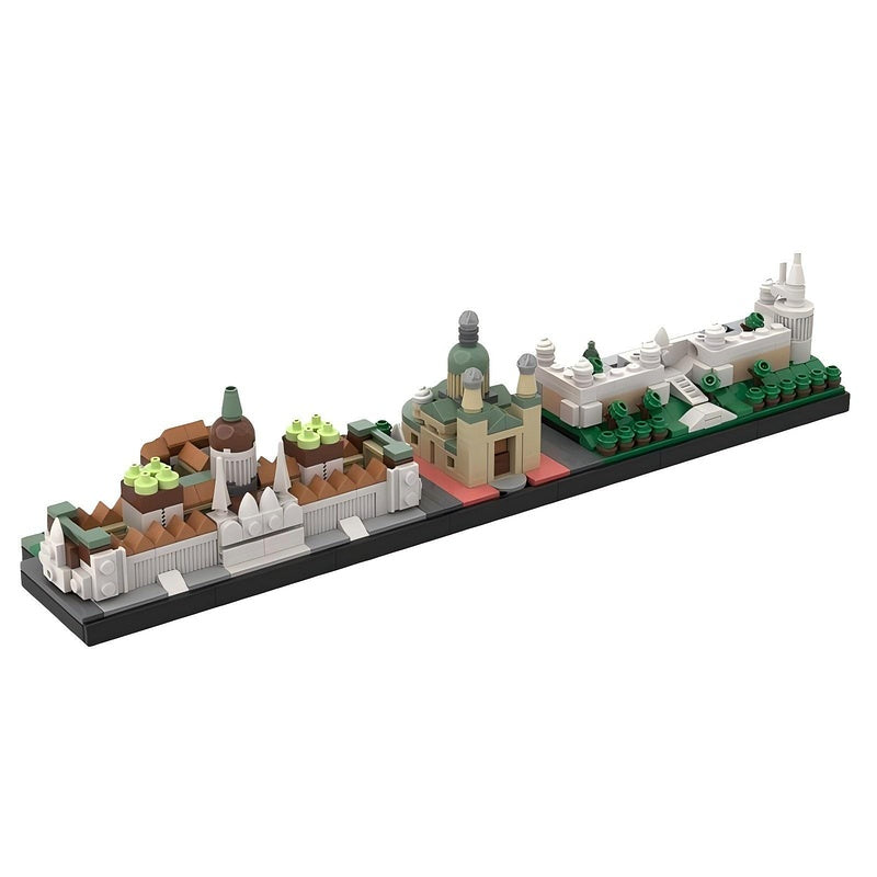 Budapest City Skyline Building Kit | LEGO-Compatible MOC - 1