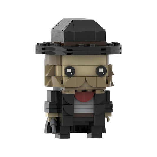 buford tannen brickheadz moc | back to the future lego compatible - 1