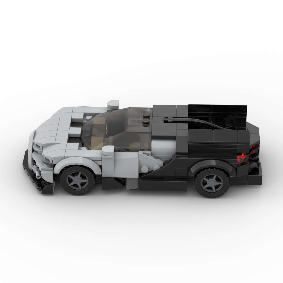 bugatti tourbillon building set | 332 pcs | moc-187271 - 2