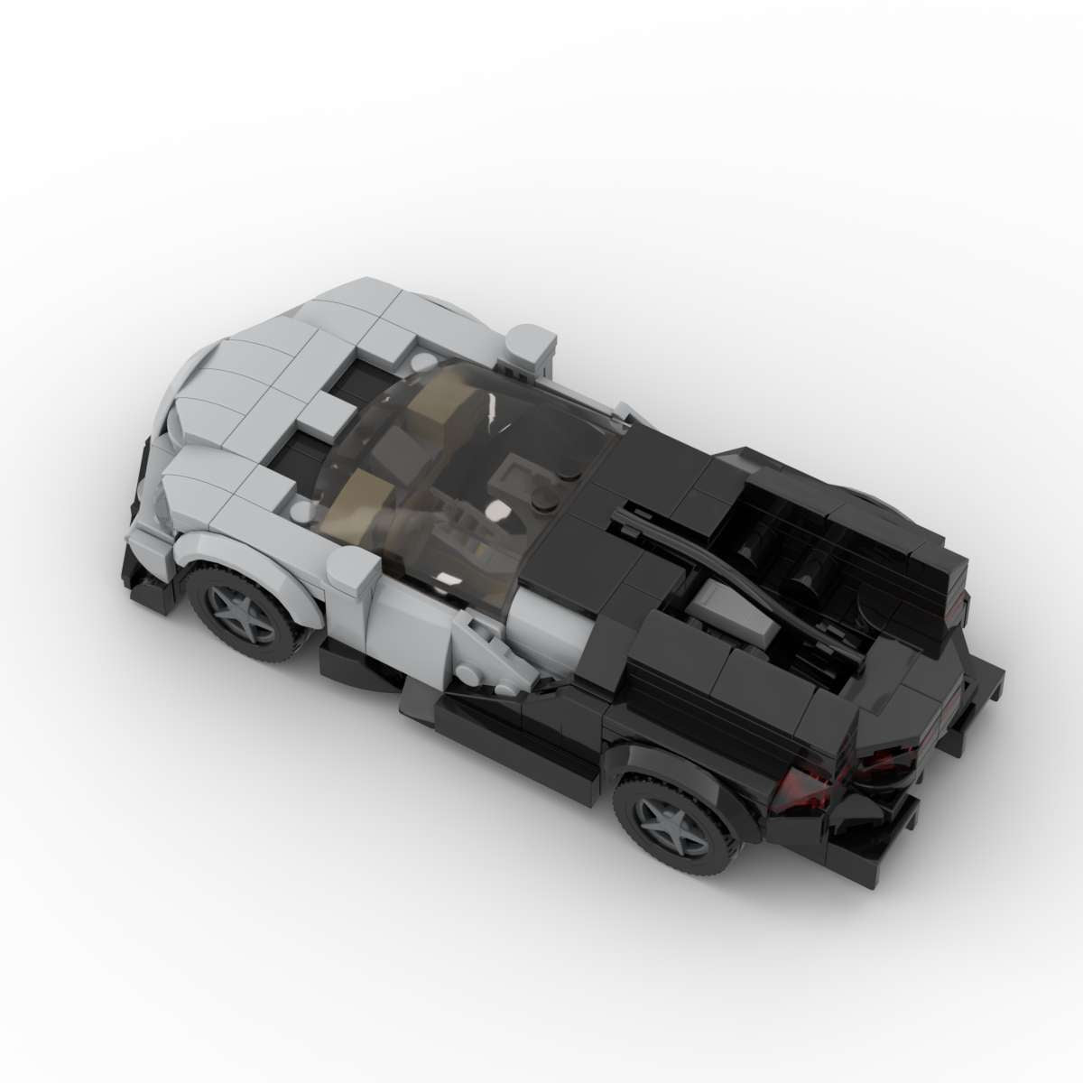 bugatti tourbillon building set | 332 pcs | moc-187271 - 3