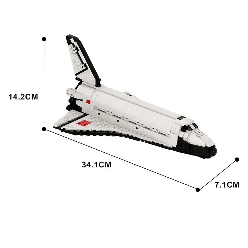 Buran Spaceplane MOC 1:110 Scale Space Shuttle Building Kit - 4
