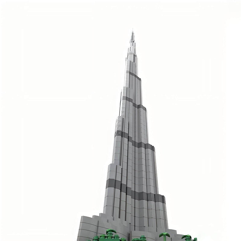 Burj Khalifa Dubai Skyscraper Building Kit | LEGO-Compatible MOC - 1