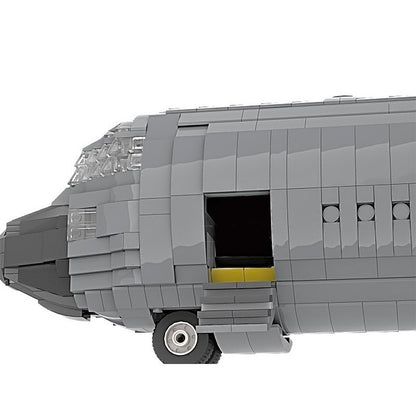 C-130 Military Transport Plane Building Kit | LEGO-Compatible MOC - 1