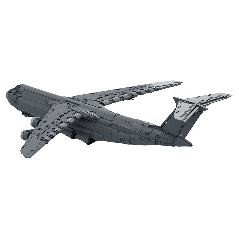 C-5 Heavy Strategic Airlifter Cargo Plane MOC Building Kit - 2