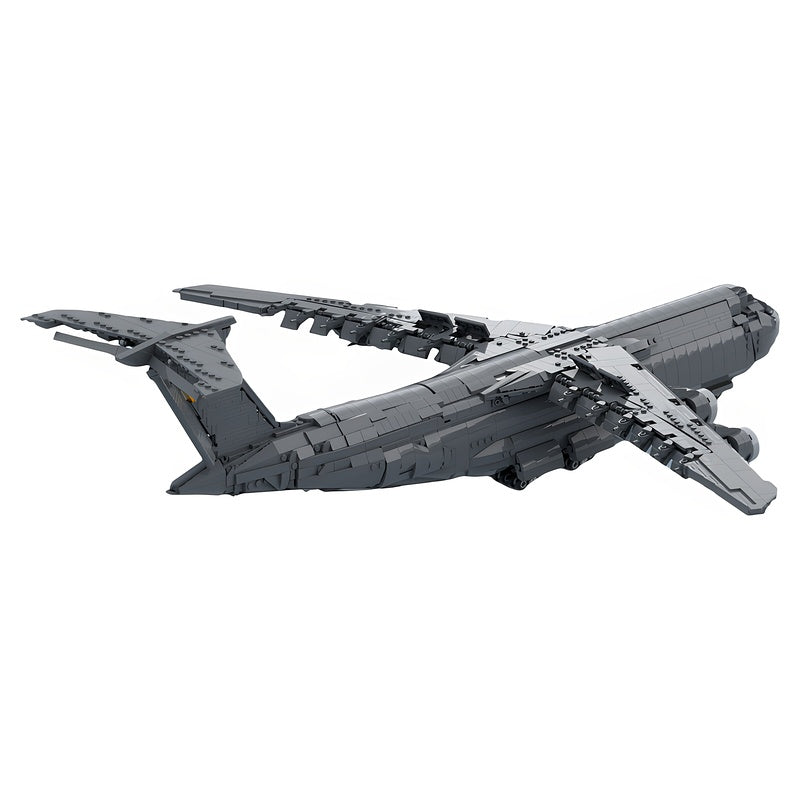 C-5 Heavy Strategic Airlifter Cargo Plane MOC Building Kit - 3