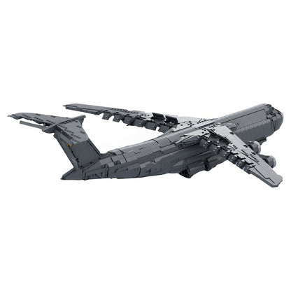 C-5 Heavy Strategic Airlifter Cargo Plane MOC Building Kit - 3