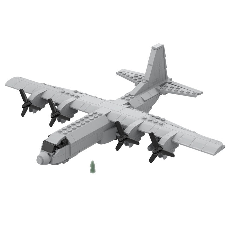 C130 Military Transport Plane Building Kit | 1:125 Scale | LEGO-Compatible MOC - 5