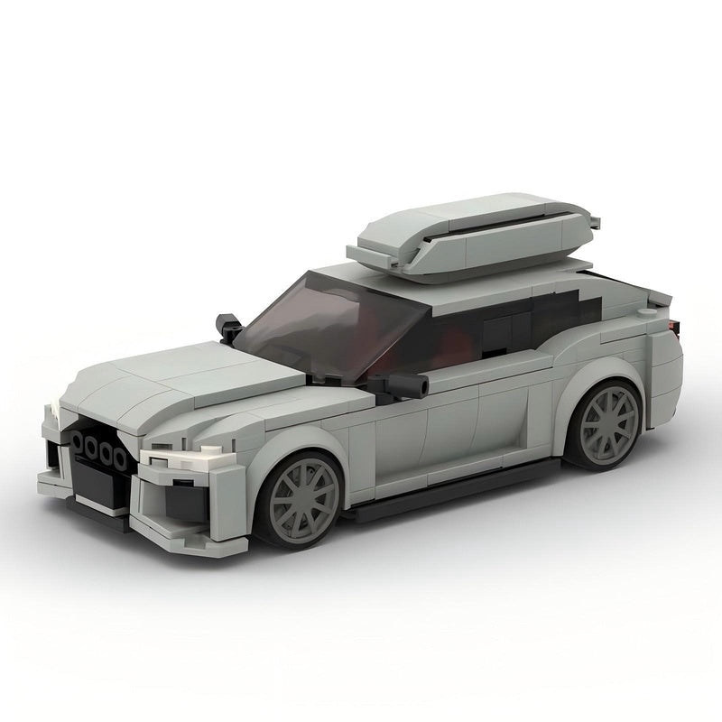 C8 Avant Sport Wagon Performance Estate Car Building Kit | LEGO-Compatible MOC - 1