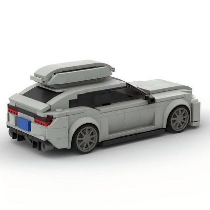C8 Avant Sport Wagon Performance Estate Car Building Kit | LEGO-Compatible MOC - 3