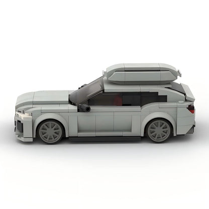 C8 Avant Sport Wagon Performance Estate Car Building Kit | LEGO-Compatible MOC - 4