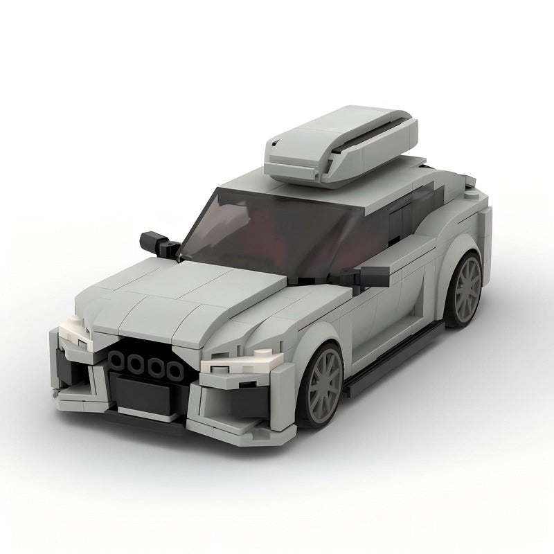 C8 Avant Sport Wagon Performance Estate Car Building Kit | LEGO-Compatible MOC - 5