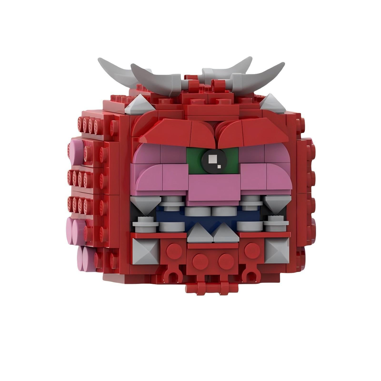 cacodemon brickheadz building kit | doom | moc-190304 - 2