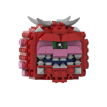 cacodemon brickheadz building kit | doom | moc-190304 - 2