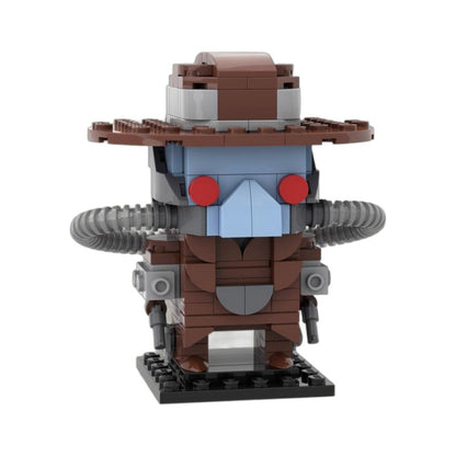 cad bane book of fett brickheadz building set | star wars | moc-101125 - 3