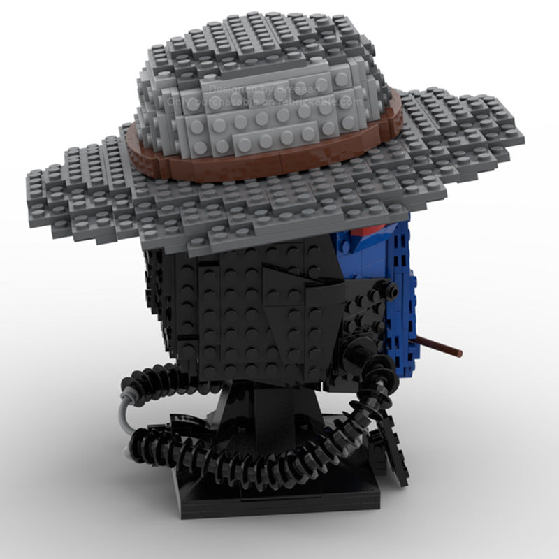 cad bane helmet building set | star wars | moc-80873 - 4