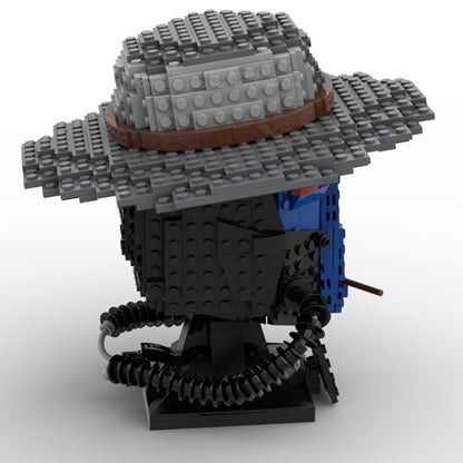 cad bane helmet building set | star wars | moc-80873 - 4
