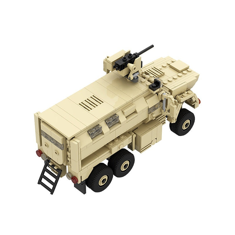 Caiman MRAP Tactical Vehicle MOC Building Kit | 521 PCS Armored Vehicle Model - 4